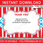 Printable Dr Seuss Party Thank You Cards | Dr Seuss Birthday Party | Printable Dr Seuss Thank You Cards