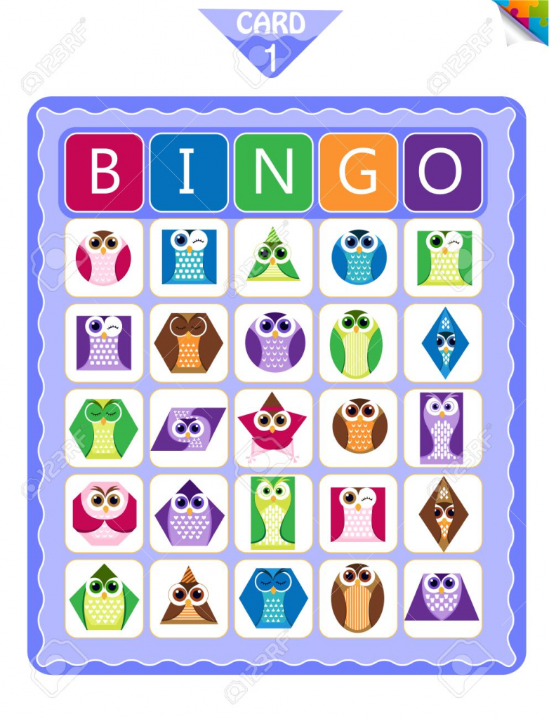 Shapes Bingo Cards Printable Best FREE Printable
