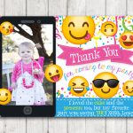 Printable Emoji Thank You Cards With Photo Emoji Thank You Card | Printable Emoji Thank You Cards
