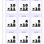 Printable Flash Cards | Multiplication Table Flash Cards Printable
