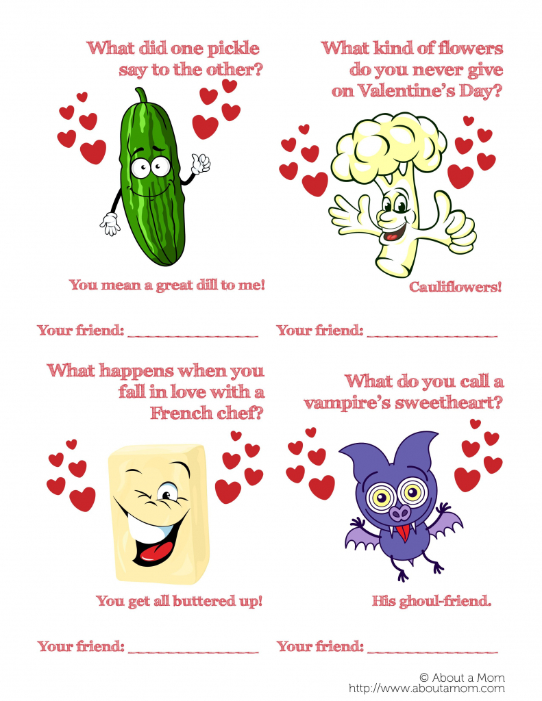 Printable Funny Valentine&amp;#039;s Day Cards | Recipe &amp;amp; Holiday Favorites | Printable French Valentines Cards