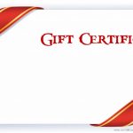 Printable Gift Certificate Templates | Printable Gift Card Template