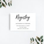 Printable Gift Registry Card Rustic Gift Registry Card | Etsy | Printable Gift Registry Cards