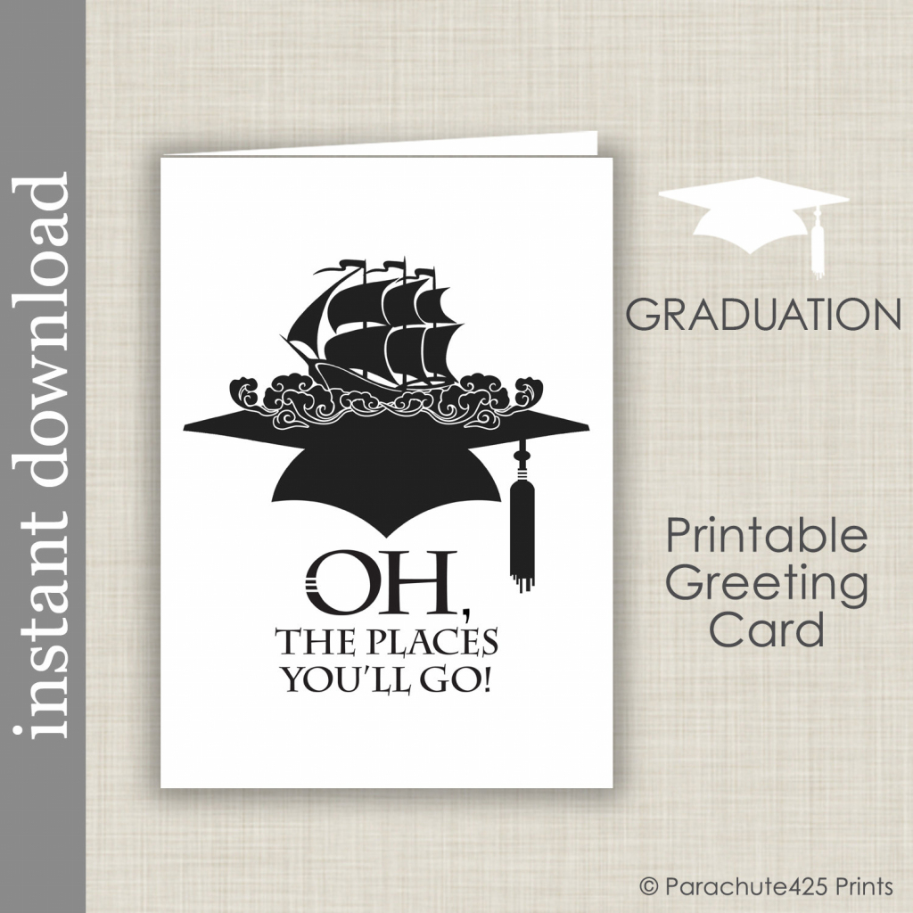 Printable Graduation Card High School Graduation College | Etsy | High School Graduation Cards Printable