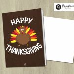 Printable Greeting Card Happy Thanksgiving Thanksgiving | Thanksgiving Printable Greeting Cards