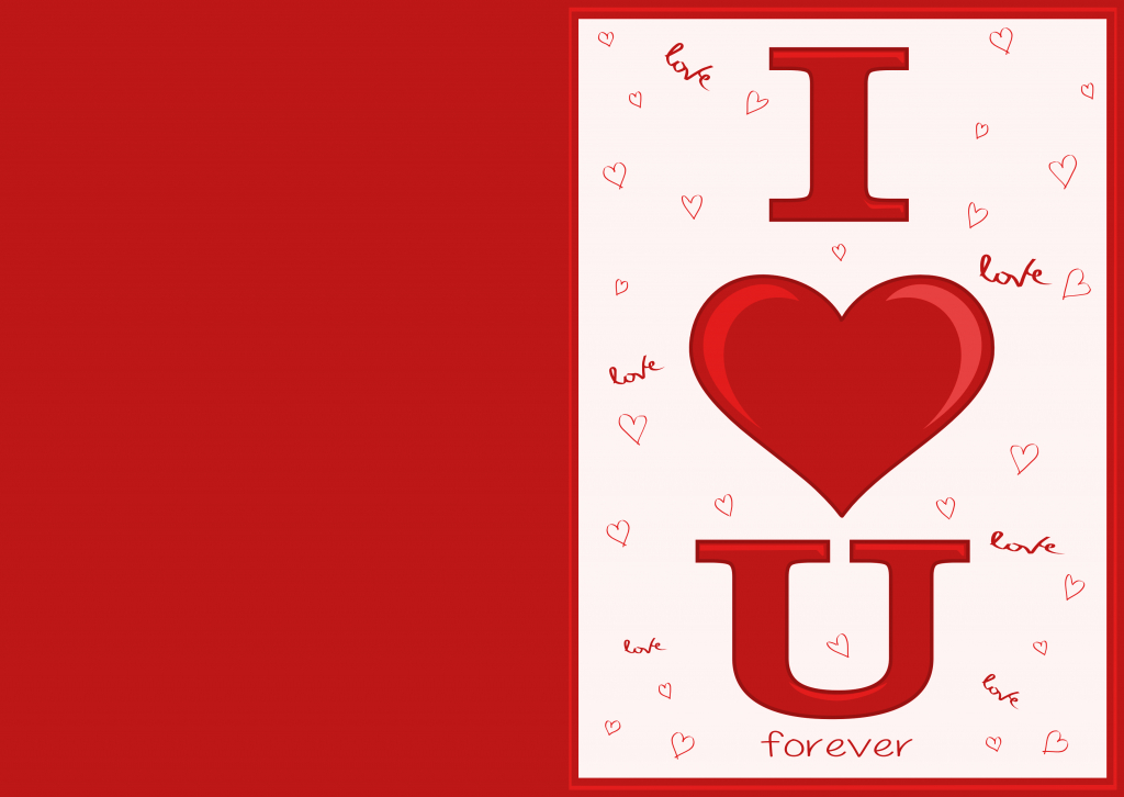 Printable I Love You Cards