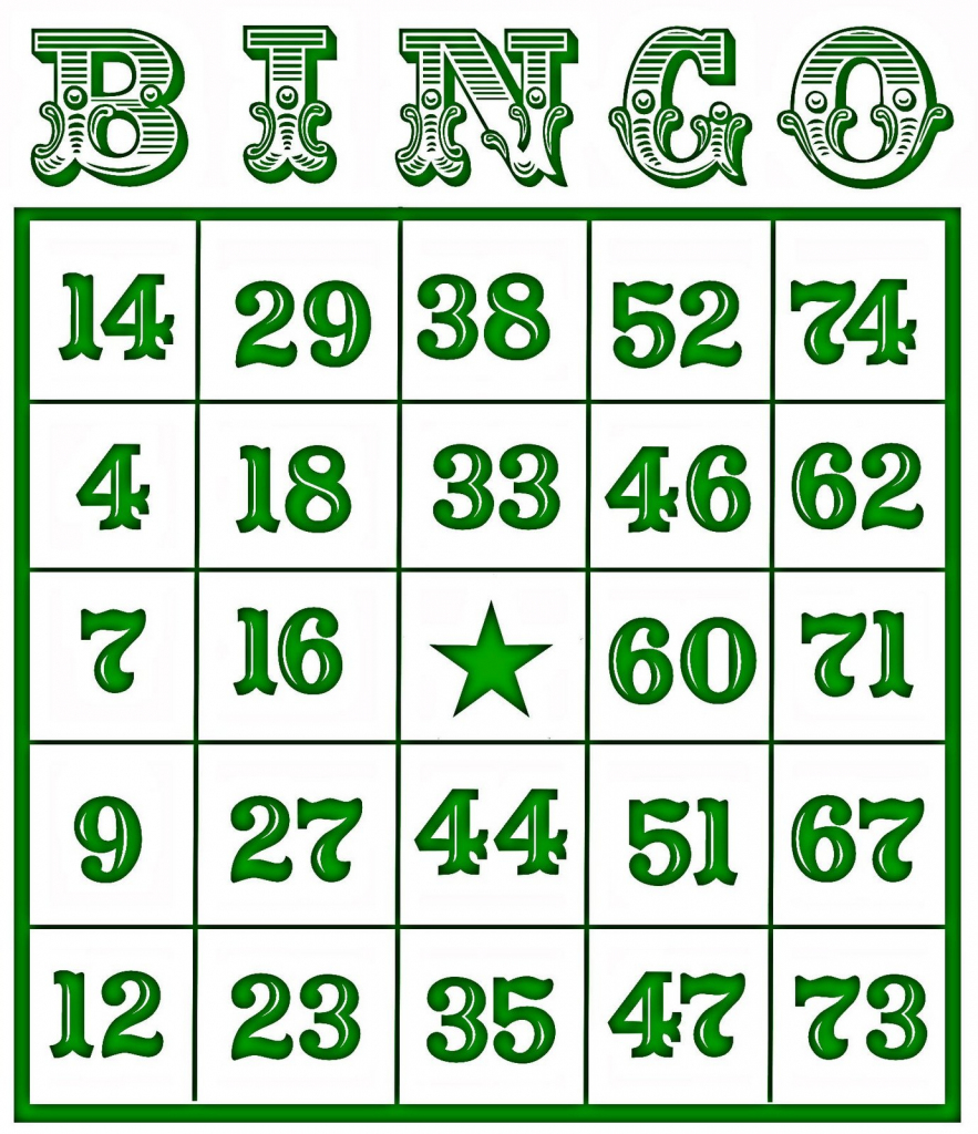 Printable Number Bingo Cards (76+ Images In Collection) Page 1 | Printable Number Bingo Cards