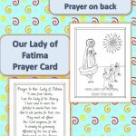 Printable Our Lady Of Fatima Prayer Cards | Catholic Printables | Printable Catholic Prayer Cards