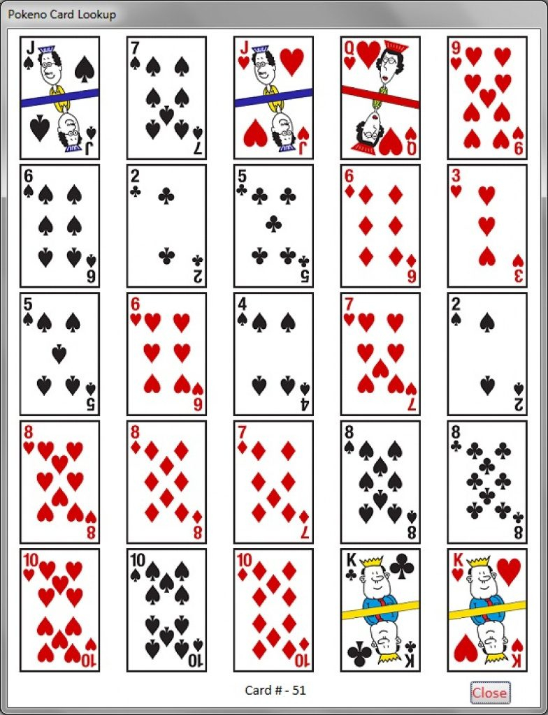 Free Printable Pokeno Game Cards Best FREE Printable