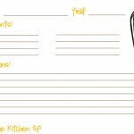 Printable Recipe Cards For Kids Recipe Template For Kids | Recipe | Printable Recipe Card Template