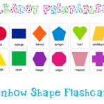 Printable Shape Flashcards Set Of 12 Instant Download | Etsy | Printable Shapes Flash Cards