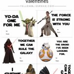 Printable Star Wars Valentine's Day Cards | Star Wars | Valentines | Star Wars Printable Cards Free