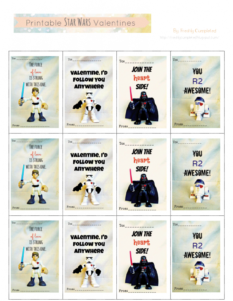 Printable Star Wars Valentines.pdf - You R2 Awesome! | Free | Printable Star Wars Cards