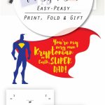 Printable #superdad Card For #fathersday | Gifts For Father | Super Dad Card Printable