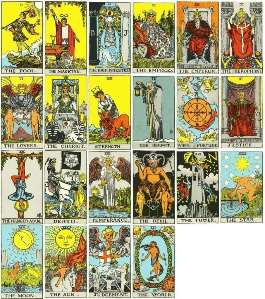 deck of tarot cards online