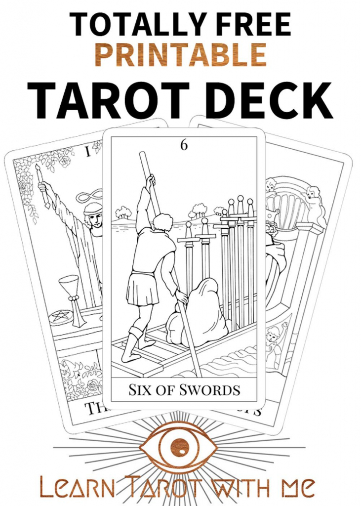 Printable Tarot Deck From | Learning Tarot | Free Tarot Cards, Tarot | Free Printable Tarot Cards