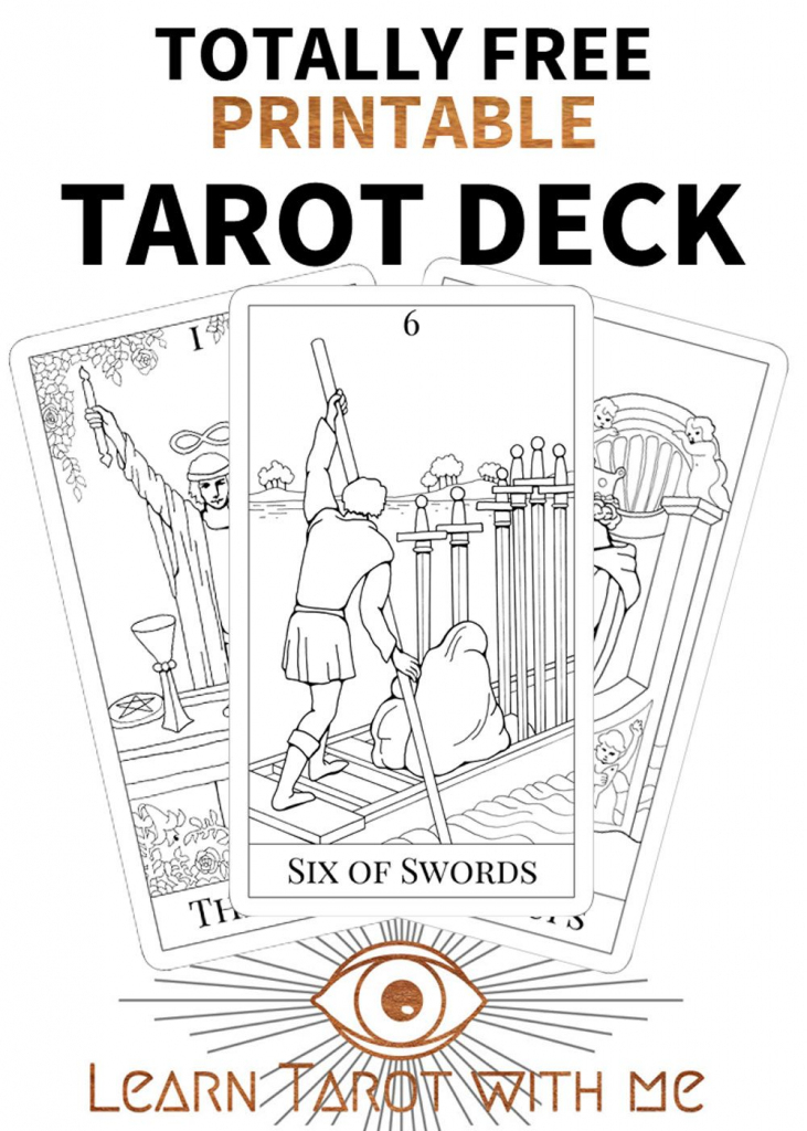 Printable Tarot Deck From | Learning Tarot | Free Tarot Cards, Tarot | Printable Tarot Cards Pdf Free