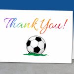 Printable Team Thank You Card For Soccer Coach Instant | Etsy | Football Thank You Cards Printable