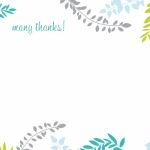 Printable Thank You Card Template | Harmonia Gift | Teacher's Day | Printable Photo Thank You Card Template