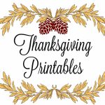 Printable Thanksgiving Place Cards & Menus | Printable Thanksgiving Place Cards