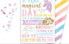 Printable Unicorn Invitation, Unicorn Party Invitation, Magical | 7Th Birthday Invitation Card Printable