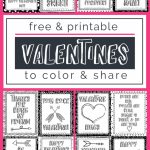 Printable Valentine Cards To Color | Art For Homeschoolers | Diy | Printable Valentine Cards To Color