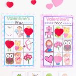 Printable Valentine's Bingo Game   Fun With Mama | Shapes Bingo Cards Printable