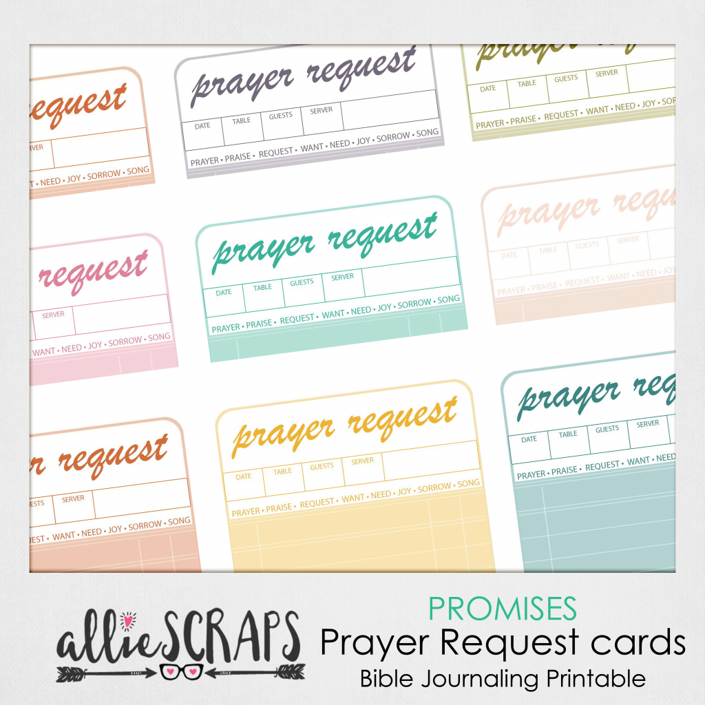 Promises | Prayer Request Cards Printable | Printable Prayer Request Cards