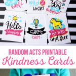 Random Acts Printable Kindness Cards   The Crafting Chicks | Free Printable Kindness Cards