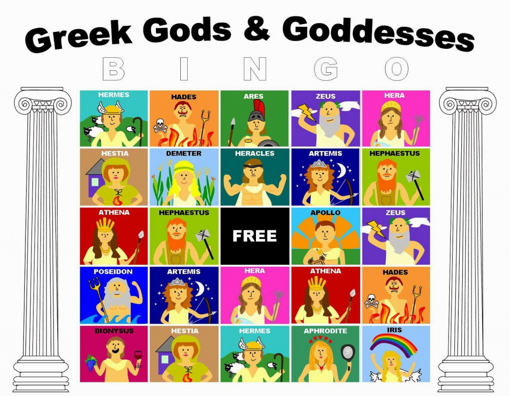 Relentlessly Fun, Deceptively Educational: Greek Gods And Goddesses | Greek Flash Cards Printable