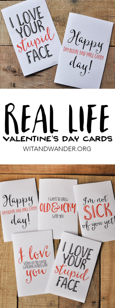Sarcastic Valentine&amp;#039;s Day Cards - Free Printables - Our Handcrafted Life | Free Printable Valentine Cards For Husband