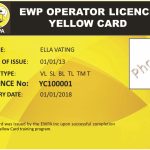 Scissor Lift Certification Card Template   Reeviewer.co | Free Printable Forklift Certification Cards