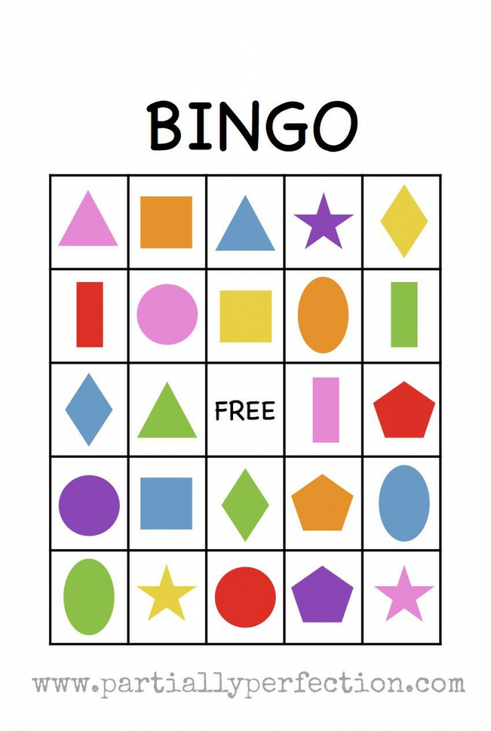 Shape Bingo Card - Free Printable - I&amp;#039;m Going To Use This To Teach | Shapes Bingo Cards Printable