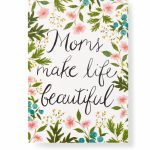 Show Mom How Much You Care With This Pretty Floral Inspired Mother's | Hallmark Printable Mothers Day Cards