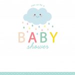 Shower Cloud   Free Printable Baby Shower Invitation Template | Free Printable Baby Registry Cards