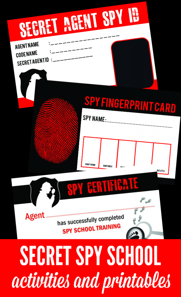 Spy School Kids Activities Coffee Cups And Crayons Printable Spy Id