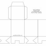 Square Box Template   Under.bergdorfbib.co | Gift Card Box Template Printable