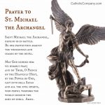 St. Michael The Archangel Prayer | The Catholic Company | St Michael Prayer Card Printable