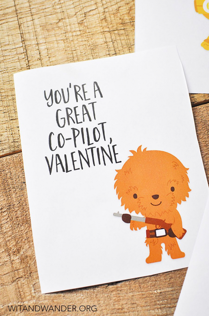 Star Wars Valentine&amp;#039;s Day Cards For Kids | Cards | Valentine&amp;#039;s Cards | Printable Star Wars Cards