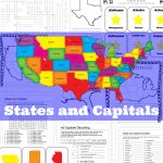 States And Capitals Printable Flash Cards And Worksheets   Only | State Capitals Flash Cards Printable