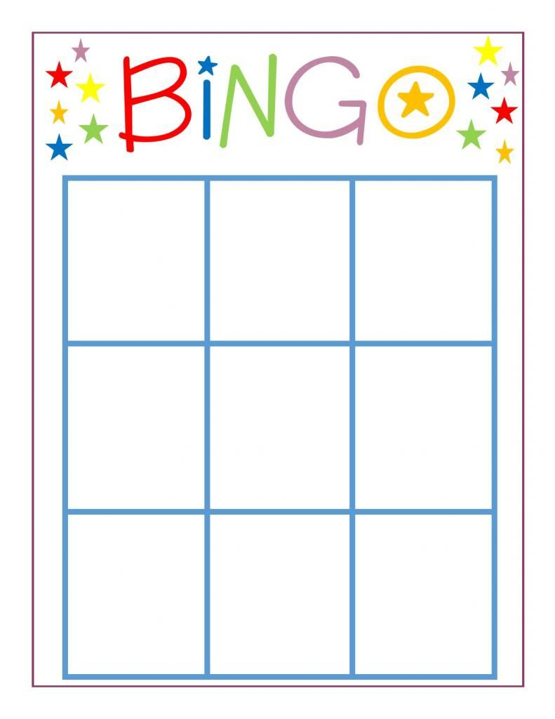 Printable Blank Bingo Cards Image