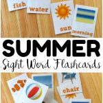 Summer Printable Sight Word Flashcards   Look! We're Learning! | Sight Words Flash Cards Printable