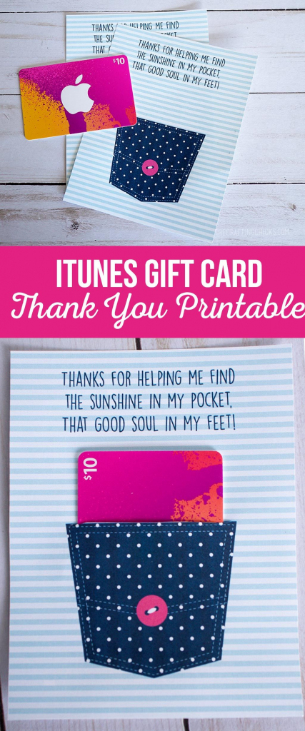 Sunshine In My Pocket Gift Card Holder | Give. | Gifts, Teacher | Printable Itunes Gift Card