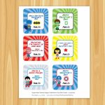 Superhero Valentine Cards For Kids Superman Spiderman | Etsy | Free Printable Superman Valentine Cards