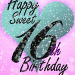 Sweet 16   Free Printable Birthday Card | Greetings Island | Printable Quinceanera Birthday Cards