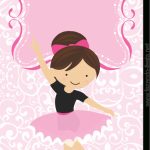 Sweet Ballerina Free Printable Card Or Candy Bar Label. | Ballerina | Free Printable Dance Recital Cards