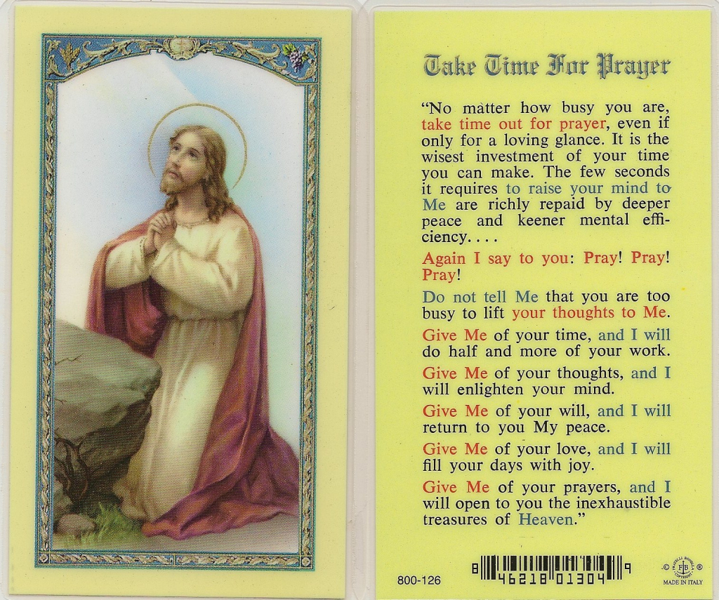 Printable Catholic Prayer Cards