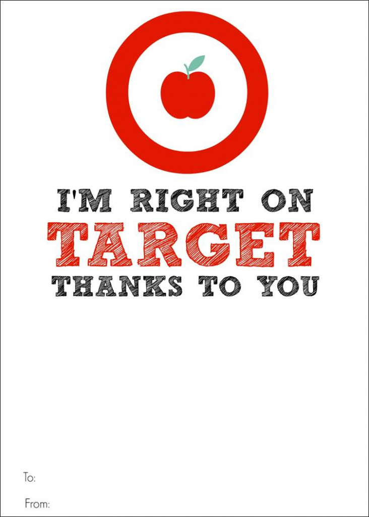 Target Gift Card Printable - Teacher Appreciation - Bitz &amp;amp; Giggles | Printable Target Gift Card