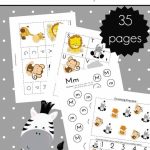 Teach Preschool With Free Jungle Animal Printables | Animal Matching Cards Printable