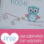 Teacher Mama: Free Printable Owl Valentines For Teachers   Boy Mama | Free Printable Owl Valentine Cards